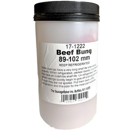 The Sausage Maker - Natural Beef Bung 89-102mm Suasage Casings for Sausage Making (3.5"-4")