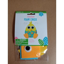 Wholesale Merchandisers Easter Foam Chick Kit  Makes One 5 Inches Chick