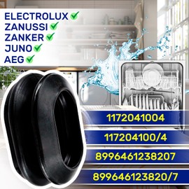 Seal of the upper sprinkler holder for dishwasher with original code 117204100/4 1172041004 899646123820/7 8996461238207 for AEG for Electrolux - Made in Italy MONTERAL