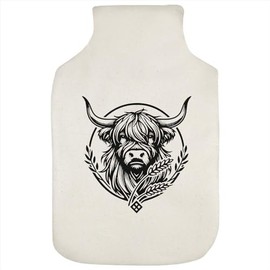 'Highland Cow' Hot Water Bottle Cover (HW00035780)