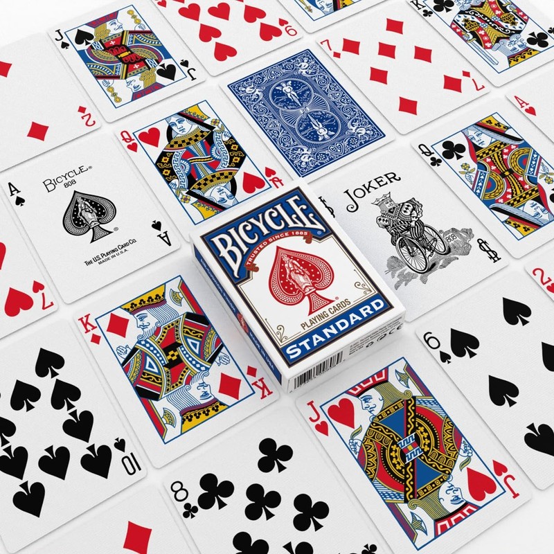 Bicycle Standard Rider Back Playing Cards, Poker Size, 12 Pack,
