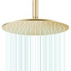 AULEEND All Metal Rain Shower Head - Heavy Duty Stainless