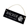 Dekolando Bakery Sign Slate Engraved - Baker from Passion -