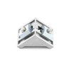 QWORK Mounting Material Angle Mounting Material 40 x 40 mm