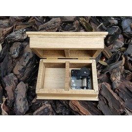 Engraved wooden musical jewelry box with I'll love you forever, I'll like you for always As long as I'm living My Mommy you'll be, wedding gift for Mom