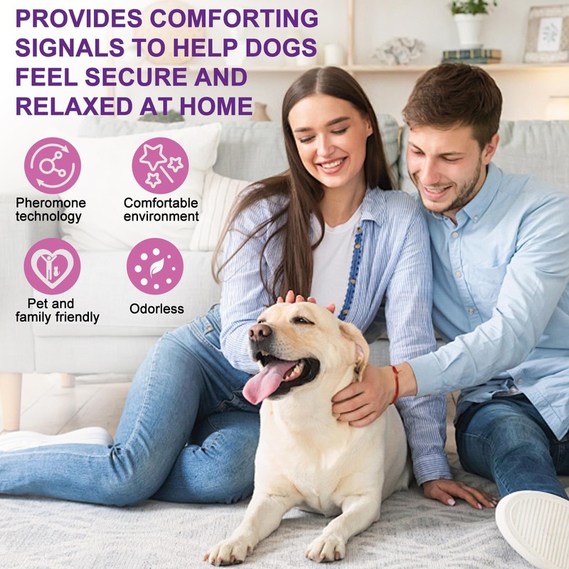 SilaiteWP Calming Pheromone Diffuser for Dogs, 1 Diffuser 3 Refills,