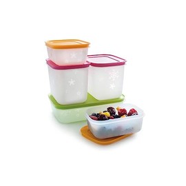 Tupperware Freeze It Starter Set 2X 1,9 Cup, 2X 4.6 Cup, 1x 4.2 Cup
