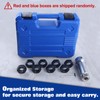 SPEEDWOX 10pc Axle Spindle Threading Set Axle Thread Repair Kit