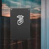 10Pcs Black Anodized Aluminum Engraving Blanks Name Signs for Diy