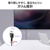 Sanwa Supply KM-HD20-US05 UltraHighSpeed Certified Slim Cable (0.5 m)