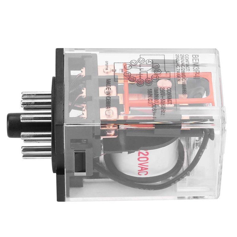 AC 220V Electric Relay Plug In Relays 11 Pins General