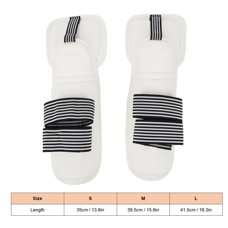 1 Pair Taekwondo Arm Protectors EVA Foam PU Matte Surface