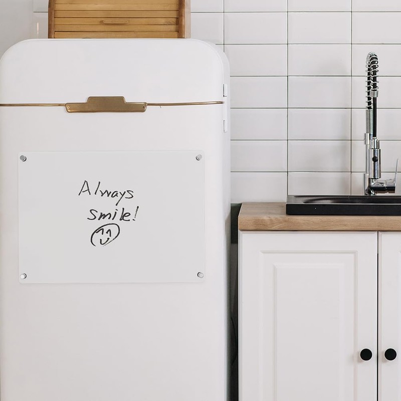 STOBOK for Erasable Erase Magnetic Fridge Shopping Planner Clear Magnet