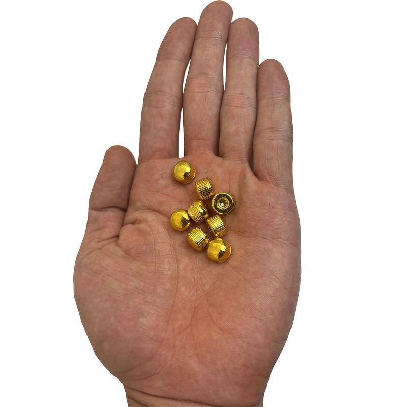 Screw Caps for Light Fixtures, Metal M4 Threaded Cap Nuts,