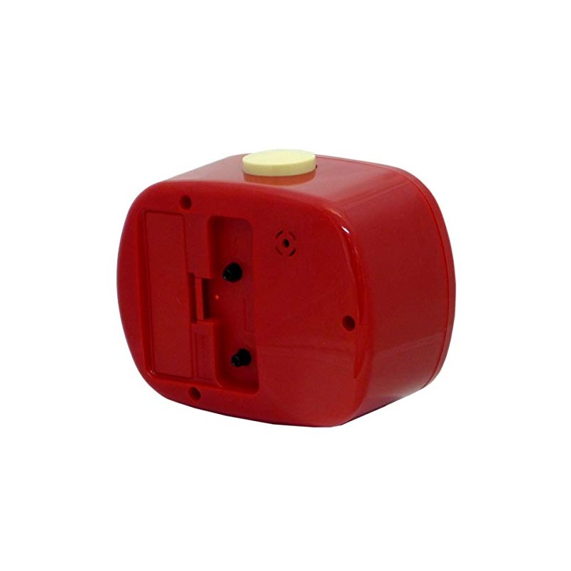 Leni 62020RED Retro Alarm Clock Red