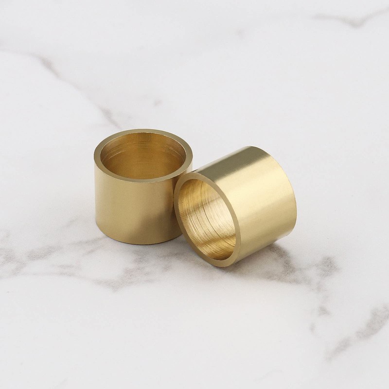 Micro Traders 10PCS Unthreaded Snooker Pool Cue Ferrules for Stick