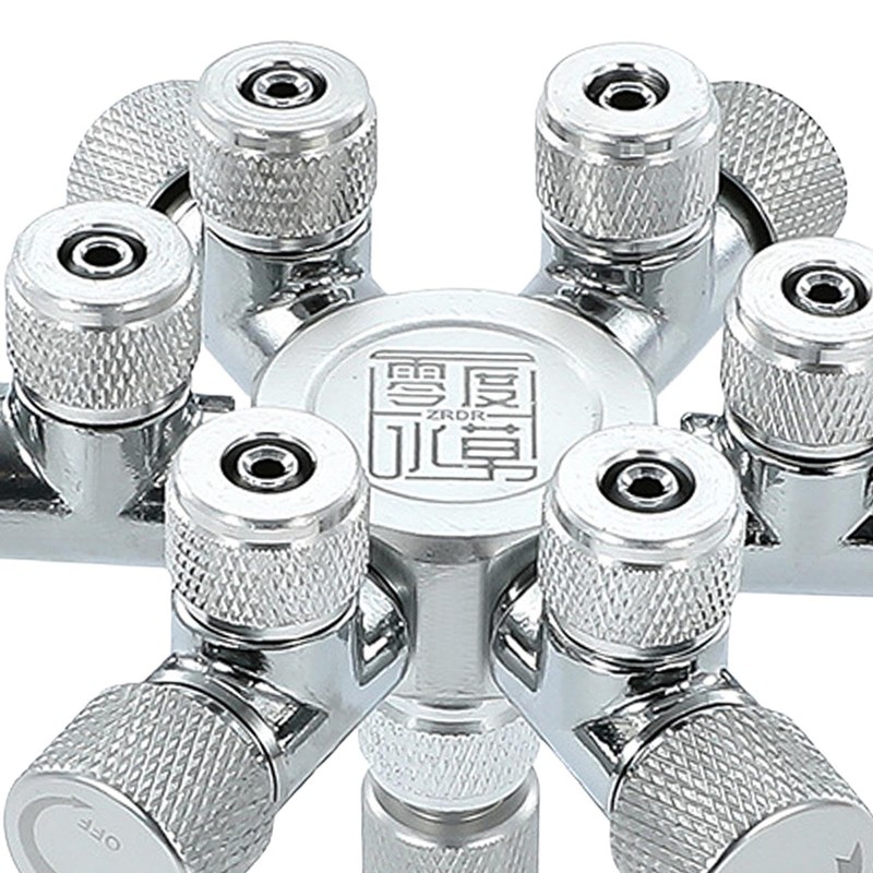 Folpus CO2 Splitter Regulator, Multi Way CO2 Regulator, Solenoid Regulator