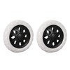 sourcing map Shopping Cart Wheel Replacement 6.5 Inch Dia Rubber
