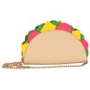 iscream Tasty Taco Crossbody 9.5" x 6" Purse in Faux