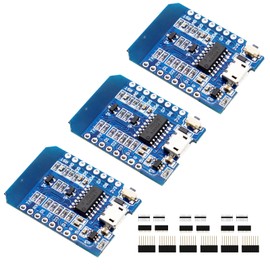 ESP8266 Development Board, Mini NodeMCU WiFi ESP8266-12F CH340G WiFi Module with CH340G with Micro USB Port Compatible with Arduino (Pack of 3)