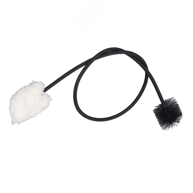 Saxophone Neck Cleaning Brush 50cm Bendable Metal Cotton Thread and
