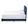 Baxton Studio Beds (Need box spring), Full, Navy Blue