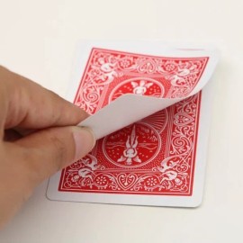 Bicycle RED Back BLANK Face Magic Playing Cards by Bicycle Gaff Trick School Flash Craft