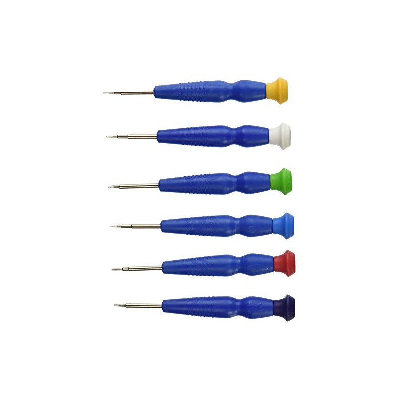 Silverhill Tools ATKS50 5-point Star (Pentalobe) Screwdriver Set (6 Pieces)