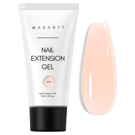 Makartt Poly Nail Gel-50ML Gel Builder-Dazzling Pink Color for Nail Extension Strengthener 3D Diy,Resistent Hard Gel Manicure Nail Art Home-Pink Flare Nail Care Nail Polish Salon Flawless:_Rebel-Pink