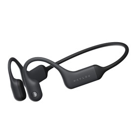Haylou Lightweight Bone Conduction Earphones, Wireless PurFree BC01, From Shaomi, Development Group, Multipoint Qualcomm QCC3044+Bluetooth 5.2, Fast Charging, Approx. 10 Hours Playback, Open Ear,