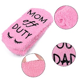 iZoeL Witzige Socken mit Geschenkbox Wintersocken Baumwollesocken Mama Schwester Freundin Lustige Adventskalender Valentine Geschenk