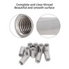 Pack of 10 M12 x 1.75-Pitch 30mm Length Round Coupling