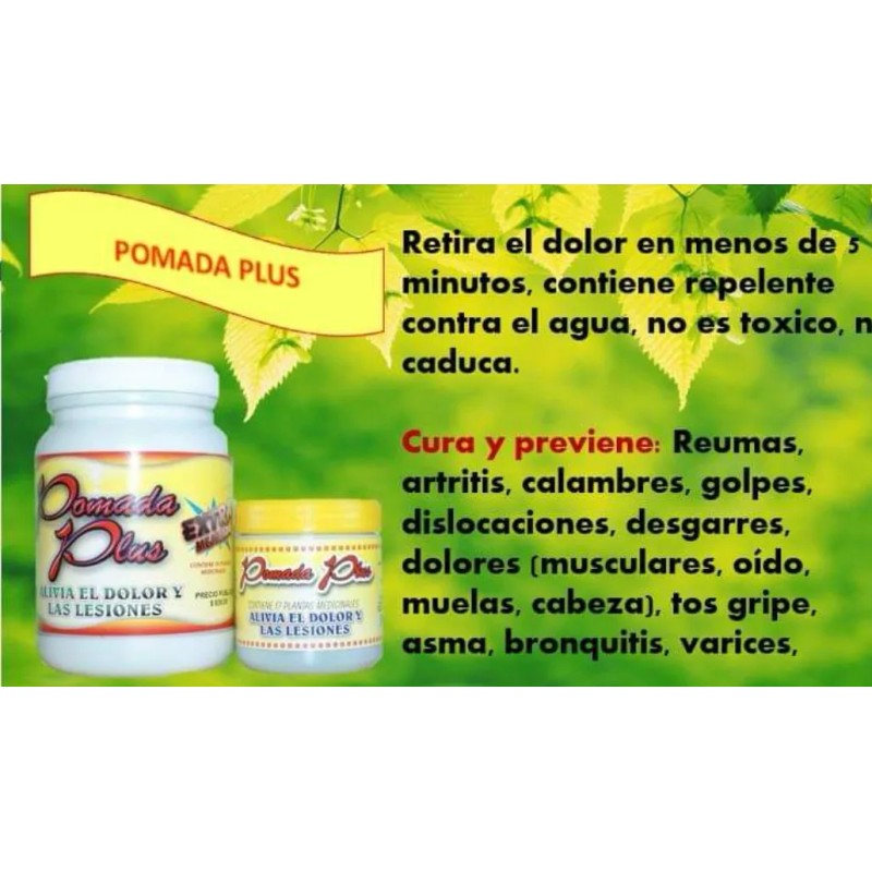 Pomada Plus 250g Para Dolores Musculares Termogenica Mentol