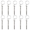 Urjumpea 10 Pack Mini Screwdriver Keychain, 3 in 1 Multifunction