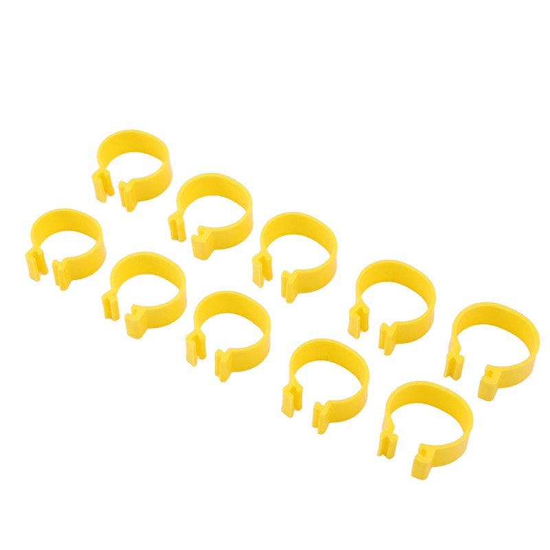 100PCS Chicken Ankle Rings Reusable Plastic Duck Leg Bands Clips