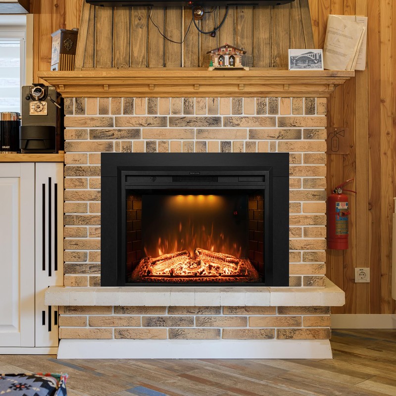 Dreamflame Electric Fireplace Trim Kit for 36inch Fireplace Electric Inserts,