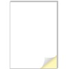 Creavvee 1 Label per Sheet, 20 A4 Sheets, Printable White