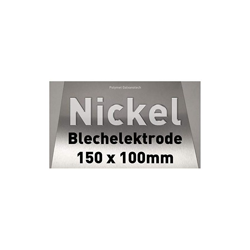 Nickel Sheet 100 x 150 mm Pure Nickel Anode Electrode