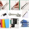 Changyeah Pack of 6 Binder Mechanism, 2 Ring D-shaped Metal