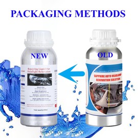 Car Headlight Restoration Liquid 600ml (800g), Auto Headlight Scratch Restoring Fluid, Headlight Lens Polish Repair Liquid for Repair of Scratch,Yellowed, Haze, Cracked Headlamp