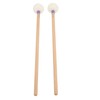 2Pcs Drum Mallet Felt Head Wooden Handle Non Slip Instrument