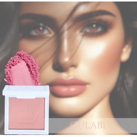 F.A.R.A.H Beauty L.A.A.L.I Powder Blush Collection (Gulabi - Peachy Pink, 7.5g)