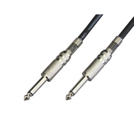 F-Factory 6.3mm Mono Standard Plug (Male) to 6.3mm Mono Standard Plug Male Cable, 5m, 6.3mm Standard Cable, 5m, Audio Cable, VM-4041