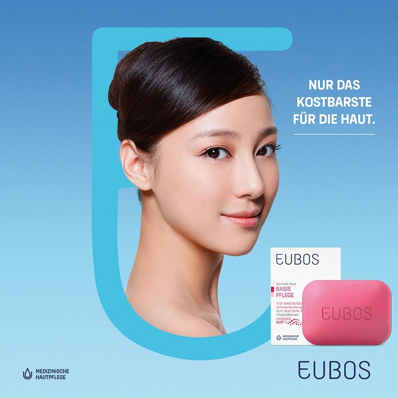 Eubos Firm wash piece red, 125 g, against blemished skin,