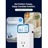WiFi Temperature Controlled Outlet with APP for Heater, Freezer 16A
