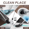 Sellemer Toilet Brush and Holder Set - Flexible Toilet Bowl