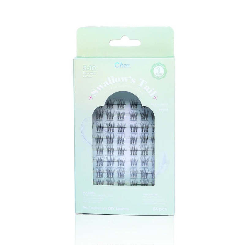 Char Cosmetics Swallow's Tail Cluster Lash 64pcs