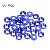 QUARKZMAN 30pcs M5 Anodized Aluminum Alloy Countersunk Washers Screw Seals