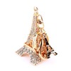 Keychain,Eiffel Tower Rhinestones Keyring Charm Pendant Purse Bag Key Ring