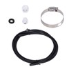 Fdit Chlorinator Feeder Connection Pack with Nut Gasket Clamp Tubing